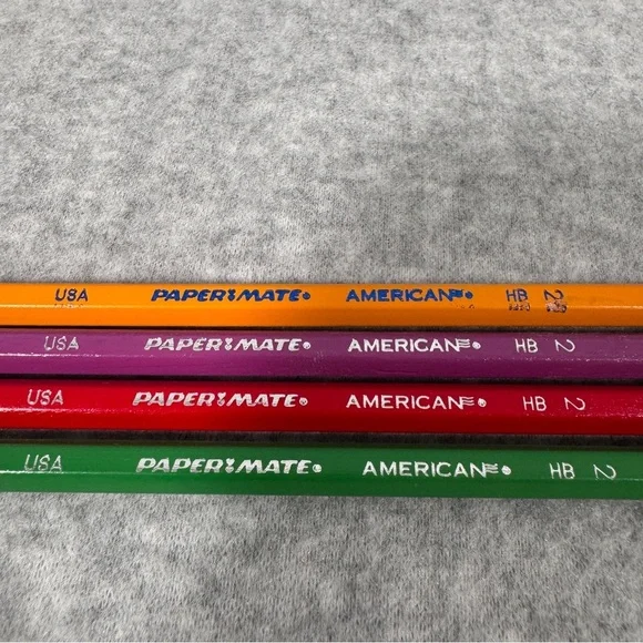 Vintage 2004 American Classic Pencils - Vibrant Assorted Colors & Classic Yellow - Picture 13 of 13